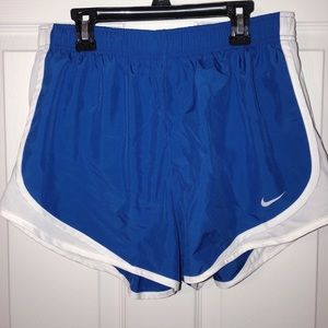 blue nike shorts